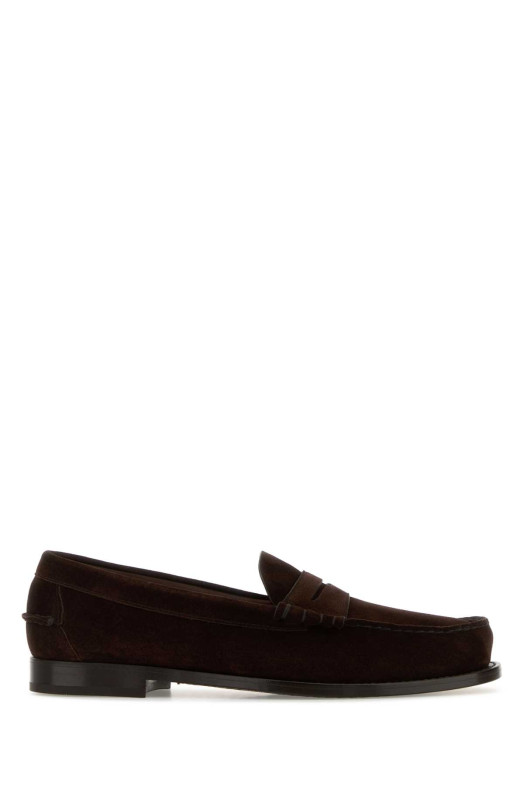 Brown suede Rowley loafers CHURCH'S (EDB163FG000009CA)