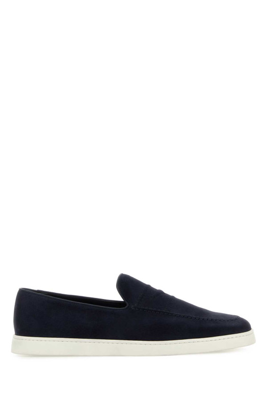 Navy blue suede Peebles loafers CHURCH'S (EDC136FG000009CA)