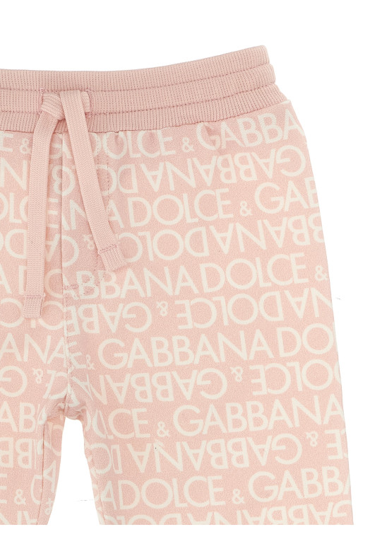 All over logo joggers Pink
