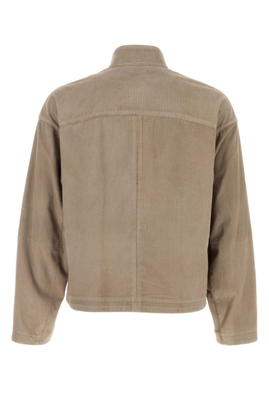 Sand suede jacket EMPORIO ARMANI (EM004974AF24820)