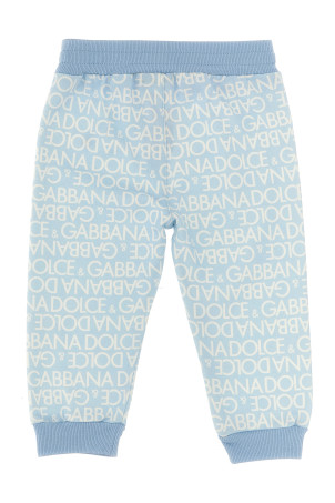 Джоггери з логотипом по всій довжині, світло-блакитні DOLCE & GABBANA (L1JPIBG7KR1HFXCA) DOLCE & GABBANA Джоггери з логотипом по всій довжині, світло-блакитні DOLCE & GABBANA (L1JPIBG7KR1HFXCA) DOLCE & GABBANA