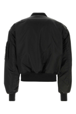 Black nylon bomber jacket ENTIRE STUDIOS (ESSS26JA01005)