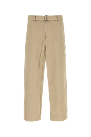 Beige cotton Gully pant ENTIRE STUDIOS (ESSS26PA11012)