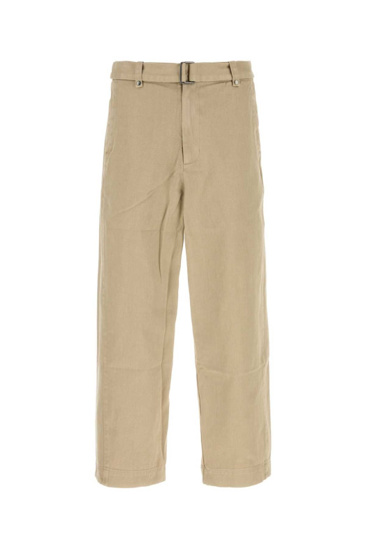 Beige cotton Gully pant ENTIRE STUDIOS (ESSS26PA11012)