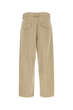 Beige cotton Gully pant ENTIRE STUDIOS (ESSS26PA11012)