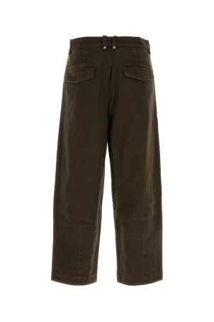 Brown cotton Gully pant ENTIRE STUDIOS (ESSS26PA11012)
