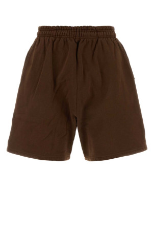 Chocolate cotton bermuda shorts ENTIRE STUDIOS (ESSS26SH01012)