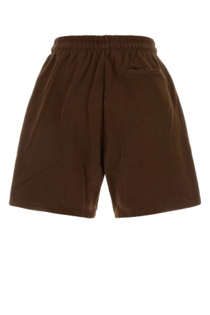 Chocolate cotton bermuda shorts ENTIRE STUDIOS (ESSS26SH01012)