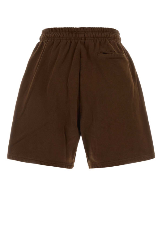 Chocolate cotton bermuda shorts ENTIRE STUDIOS (ESSS26SH01012)