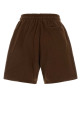 Chocolate cotton bermuda shorts ENTIRE STUDIOS (ESSS26SH01012)