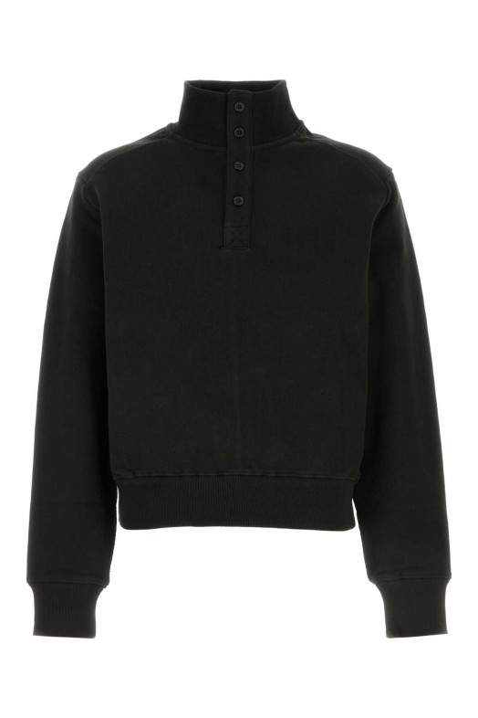Black cotton sweatshirt ENTIRE STUDIOS (ESSS26TO02012)