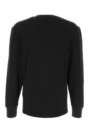 Black cotton t-shirt ENTIRE STUDIOS (ESSS26TO04012)