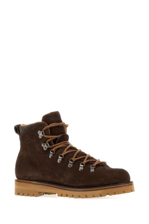 Brown suede Poulton ankle boots CHURCH'S (ETC325FG000009NP)