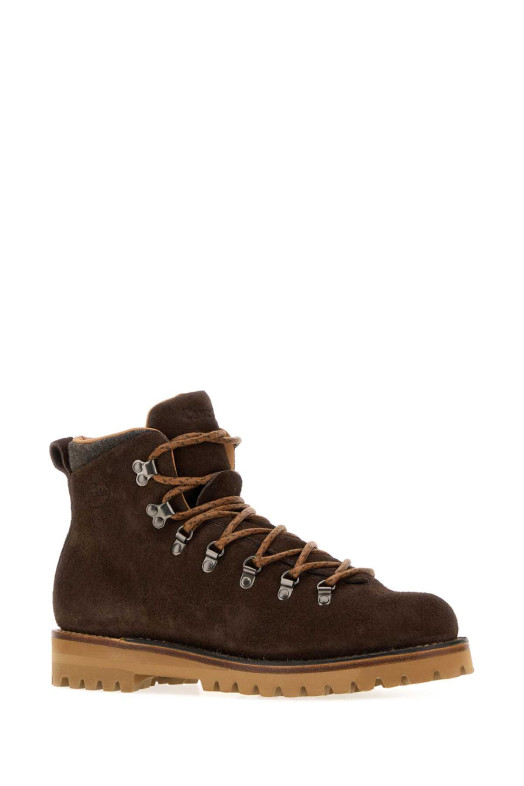 Brown suede Poulton ankle boots CHURCH'S (ETC325FG000009NP)
