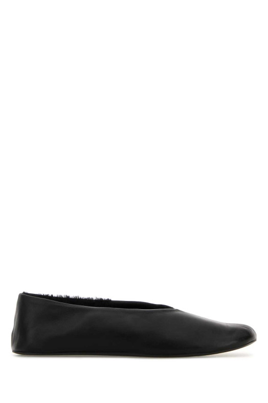 Black leather Stella ballerinas Black THE ROW (F1638N66SH02)