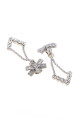 Embellished metal earrings ALESSANDRA RICH (FABA3316J0004)