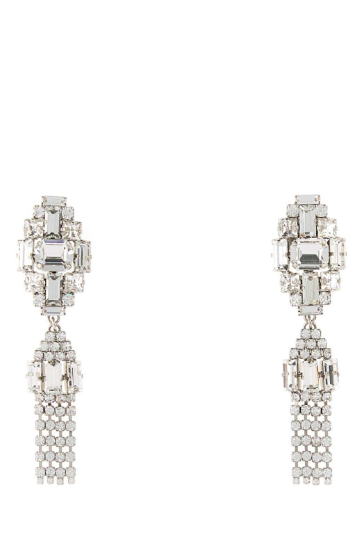 Embellished metal earrings ALESSANDRA RICH (FABA3319J0004)
