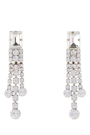 Embellished metal earrings ALESSANDRA RICH (FABA3320J0004)