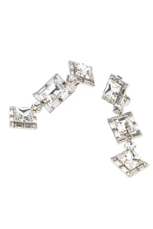 Embellished metal earrings ALESSANDRA RICH (FABA3322J0004)