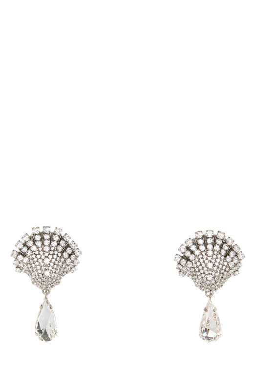 Embellished metal earrings ALESSANDRA RICH (FABA3325J0004)