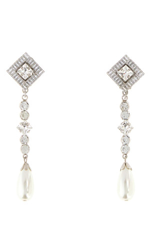 Embellished metal earrings ALESSANDRA RICH (FABA3328J0034)