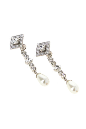 Embellished metal earrings ALESSANDRA RICH (FABA3328J0034)