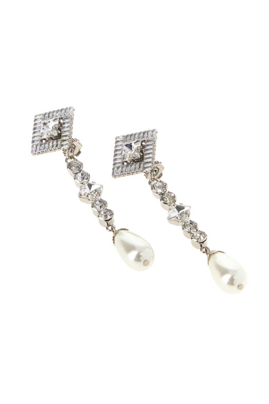 Embellished metal earrings ALESSANDRA RICH (FABA3328J0034)
