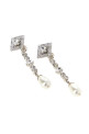 Embellished metal earrings ALESSANDRA RICH (FABA3328J0034)
