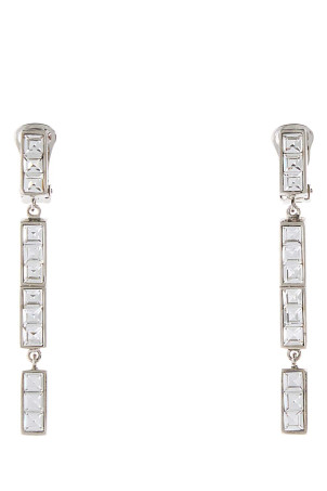 Embellished metal earrings ALESSANDRA RICH (FABA3331J0024)