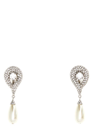 Silver metal earrings ALESSANDRA RICH (FABA3332J0034)