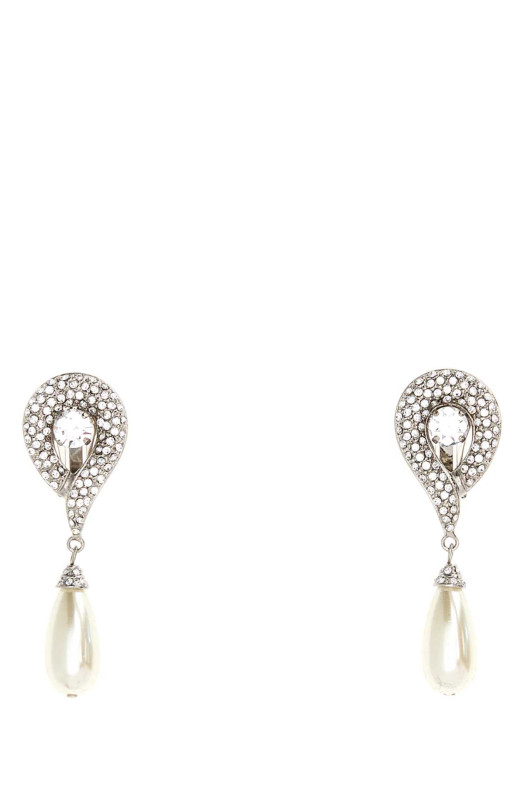 Silver metal earrings ALESSANDRA RICH (FABA3332J0034)