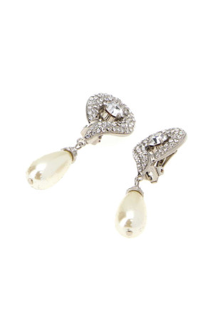 Silver metal earrings ALESSANDRA RICH (FABA3332J0034)