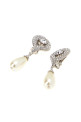 Silver metal earrings ALESSANDRA RICH (FABA3332J0034)