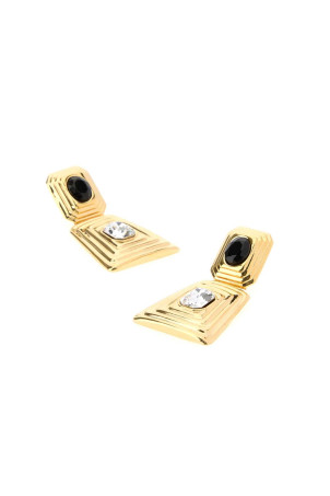 Gold metal earrings ALESSANDRA RICH (FABA3350J0024)