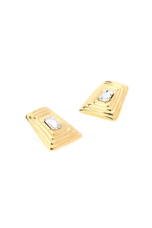 Gold metal earrings ALESSANDRA RICH (FABA3351J0024)