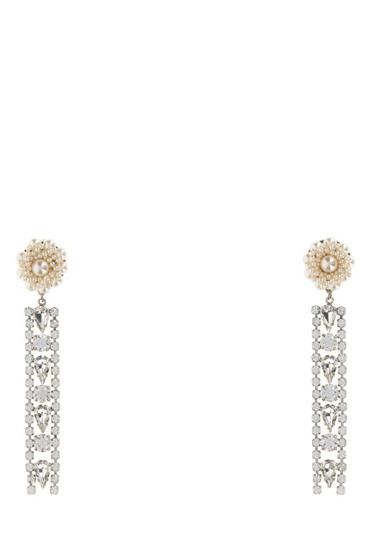 Embellished metal earrings ALESSANDRA RICH (FABA3363J0034)
