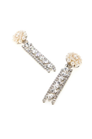 Embellished metal earrings ALESSANDRA RICH (FABA3363J0034)