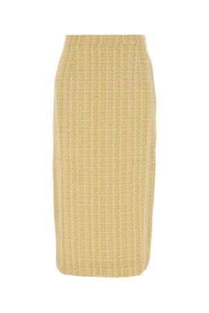 Yellow tweed skirt ALESSANDRA RICH (FABX1817F4811)