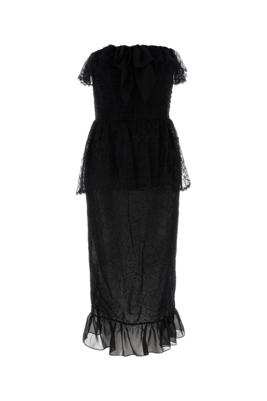 Black lace dress ALESSANDRA RICH (FABX4152P4605)