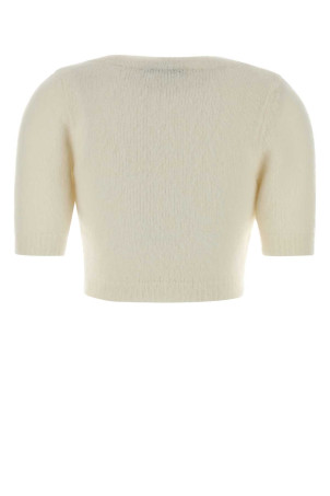 Ivory mohair blend sweater ALESSANDRA RICH (FABX4186K4603)