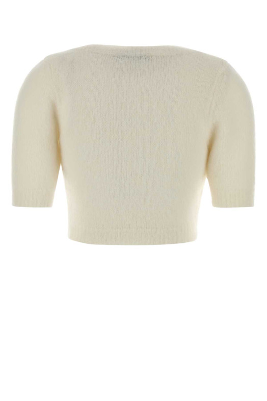 Ivory mohair blend sweater ALESSANDRA RICH (FABX4186K4603)