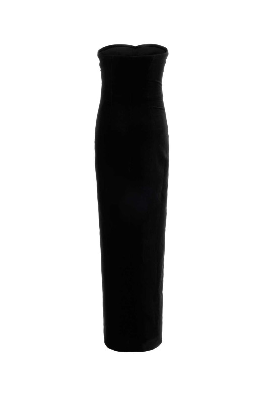 Black stretch velvet dress ALESSANDRA RICH (FABX4269F2603)