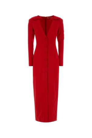 Red cady long dress ALESSANDRA RICH (FABX4373F4692)