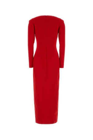 Red cady long dress ALESSANDRA RICH (FABX4373F4692)