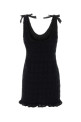 Black bouclÃ© mini dress ALESSANDRA RICH (FABX4410F4803)