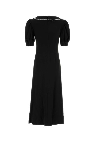 Black stretch cady dress ALESSANDRA RICH (FABX4438F4692)