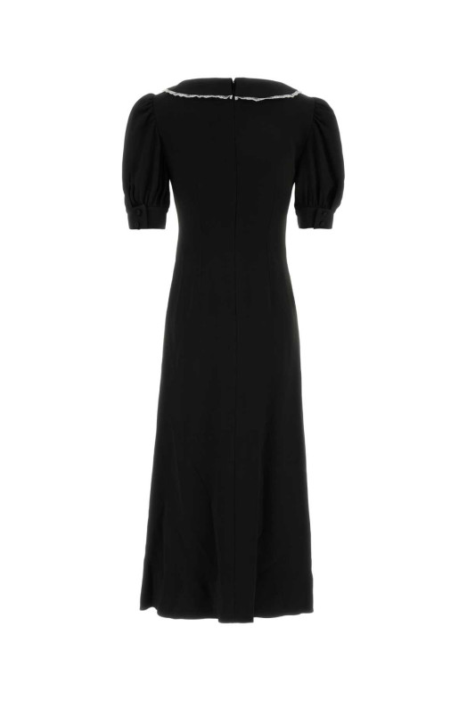 Black stretch cady dress ALESSANDRA RICH (FABX4438F4692)