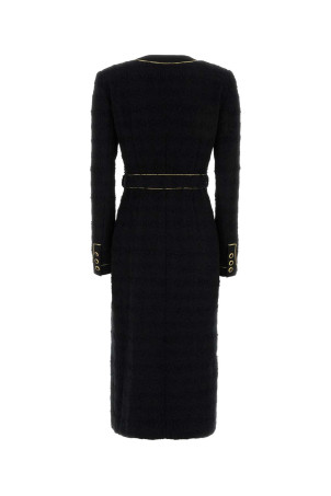Black boucle coat ALESSANDRA RICH (FABX4474F4803)