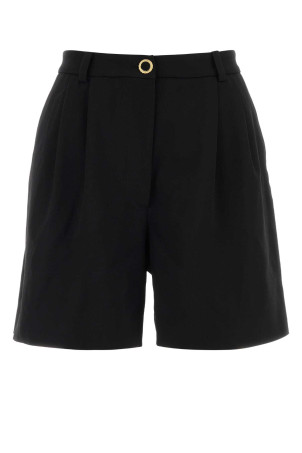 Black stretch crepe bermuda shorts ALESSANDRA RICH (FABX4508F2335)