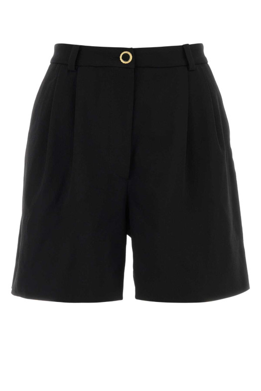Black stretch crepe bermuda shorts ALESSANDRA RICH (FABX4508F2335)
